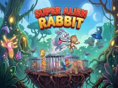 ゲームSuper Alien Rabbitオンライン