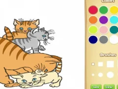 ゲーム子供のための猫のぬりえオンライン
