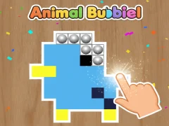 ゲーム動物バブルピクセルオンライン