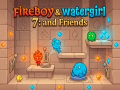 ゲームFireboy & Watergirl 7: and Friendsオンライン