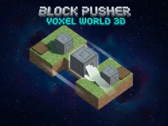 ゲームブロックプッシャーボクセルワールド3Dオンライン