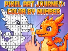 ゲーム数字で絵を描くピクセルアートオンライン