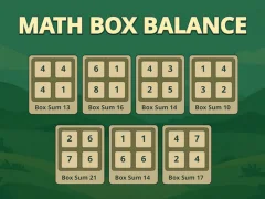 ゲーム数学ボックスのバランスオンライン