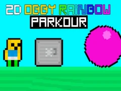 ゲーム2D オビー レインボー パルクールオンライン