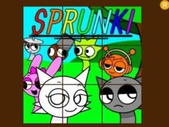 ゲームSprunki スライディング パズルオンライン