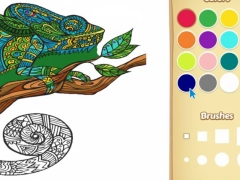 ゲーム子供向けの大人の動物の着色帳オンライン