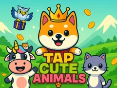 ゲームかわいい動物をタップしますオンライン