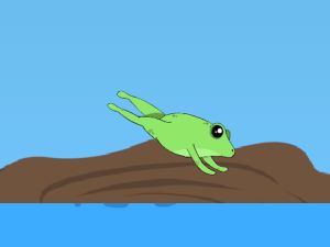 ゲームフロッグホップオンライン