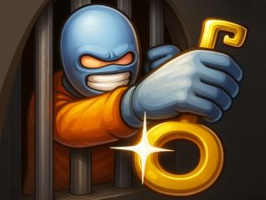 ゲーム1つのレベルのスティックマンの脱獄オンライン