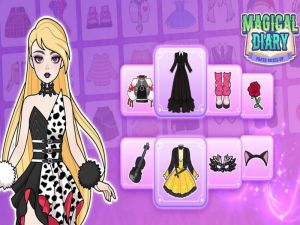ゲーム魔法の日記：紙のドレスアップオンライン