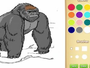 ゲーム動物園動物の子供のためのぬりえオンライン