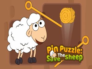 ゲームピンパズル羊を救いますオンライン