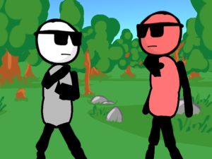 ゲームスティックマンガン- 戦いが少ないオンライン