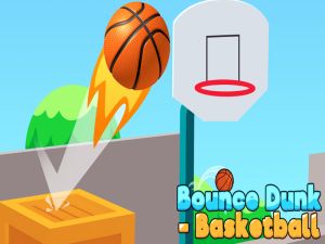 ゲームバウンスダンクバスケットボールオンライン