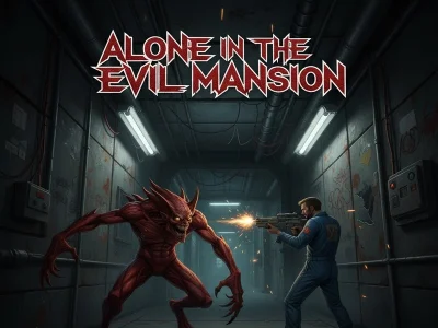 ゲーム邪悪な邸宅に一人でオンライン