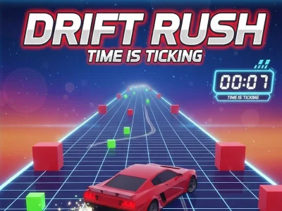 ゲームドリフトラッシュの時間は刻々と過ぎていくオンライン