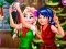 ゲームレディバグとエルサのクリスマスセルフィーオンライン