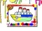 ゲームボートの塗り絵オンライン
