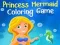 ゲームプリンセス人魚の塗り絵ゲームオンライン