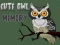 ゲームかわいいフクロウの記憶オンライン