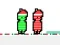 ゲーム赤と緑のクリスマスオンライン