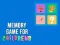 ゲーム子供のための記憶ゲームオンライン