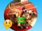 ゲームラウンドジグソーパズル：かわいい子犬の写真を集めようオンライン