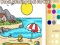 ゲーム子供のためのビーチの塗り絵オンライン