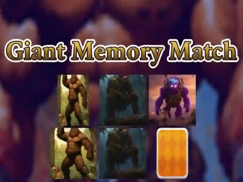 ゲームジャイアントメモリーマッチオンライン
