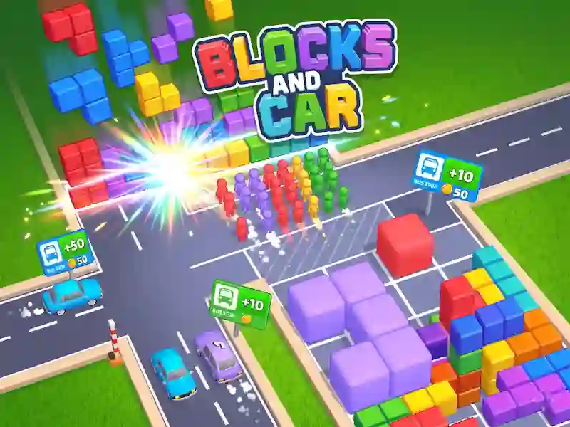 ゲームBlocks and Carオンライン