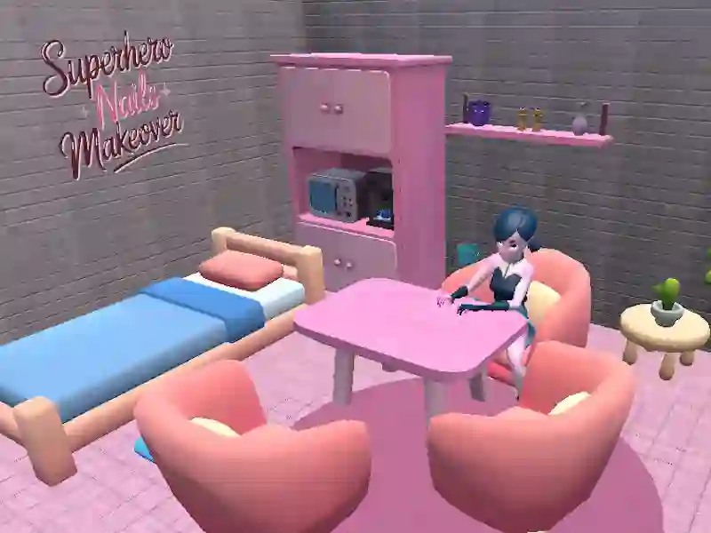 ゲームスーパーヒーローネイルの変身オンライン