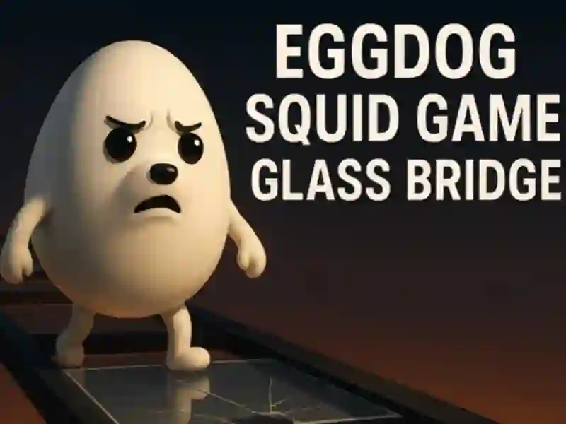 ゲームEggdog squidゲームガラス橋オンライン
