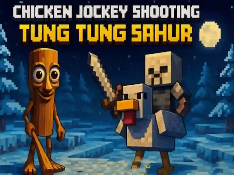 ゲームチキンジョッキー射撃性Tung Tung Sahurオンライン