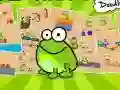 ゲームカエルの落書きをタップオンライン