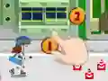 ゲームスケートをする女の子: フラワーパワーオンライン