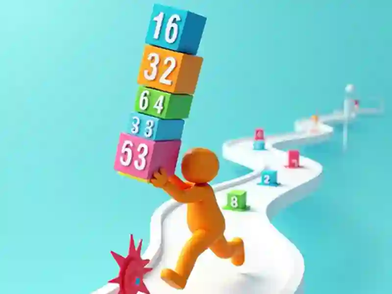 ゲームキューブスタック2048オンライン