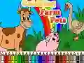 ゲーム農場のペットを塗り絵オンライン ゲーム農場のペットを塗り絵オンライン