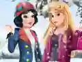 ゲームオーロラと白雪姫のウィンターファッションオンライン