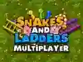 ゲーム蛇とハシゴのマルチプレイヤーオンライン
