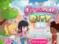 ゲーム女の子たちが街で遊ぶオンライン ゲーム女の子たちが街で遊ぶオンライン