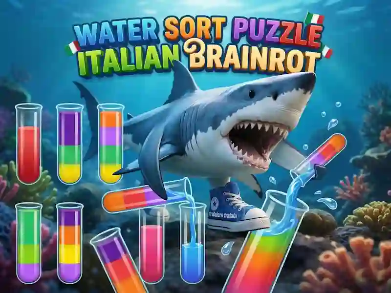 ゲームWater Sort Puzzle Italian Brainrotオンライン