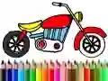 ゲーム学校に戻る:バイクの塗り絵オンライン ゲーム学校に戻る:バイクの塗り絵オンライン