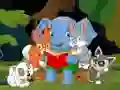 ゲームかわいい動物の記憶オンライン