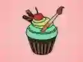ゲームおいしいカップケーキの塗り絵オンライン ゲームおいしいカップケーキの塗り絵オンライン