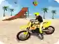 ゲームレーシングモーター: ビーチジャンプシミュレーターオンライン