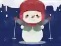 ゲーム雪だるまクリスマスを壊すオンライン