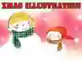 ゲームクリスマスのイラストオンライン