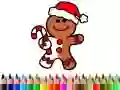 ゲーム学校に戻る：クリスマスクッキーの塗り絵オンライン