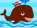 ゲームかわいいクジラのジグソーパズルオンライン