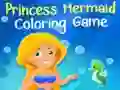 ゲームプリンセス人魚の塗り絵ゲームオンライン